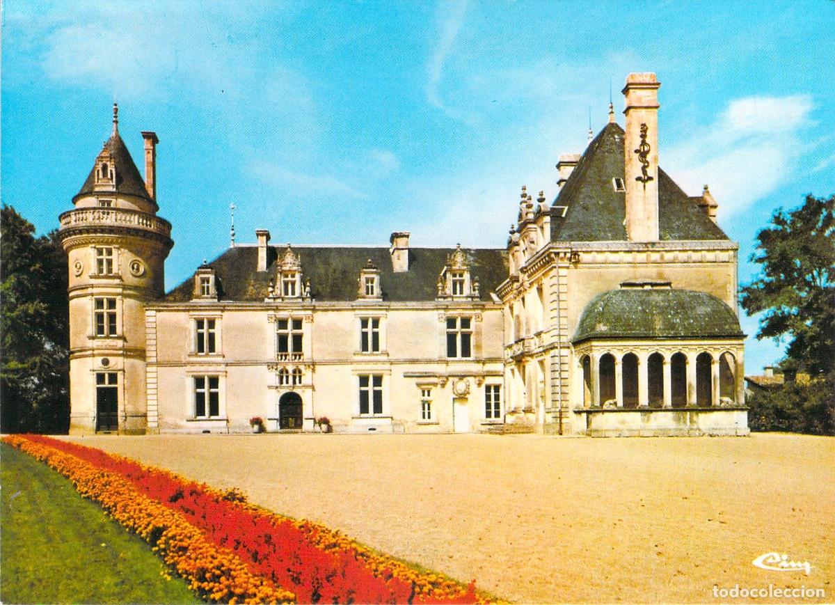 Postales: Postal del Ch&acirc;teau de la Court d'Aron en Francia