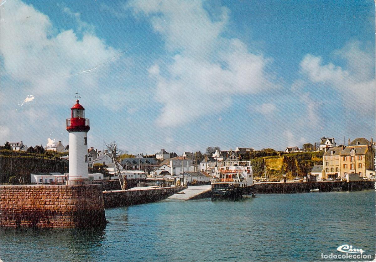 Postales: Postal de Port-Tudy Ile-de-Groix Francia con Faro y Puerto