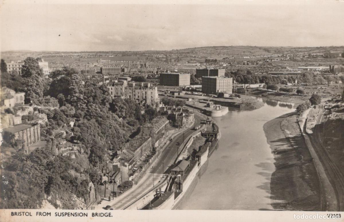 Postcards: United Kingdom Bristol Cityscape From Suspension Bridge Unposted *YAE004