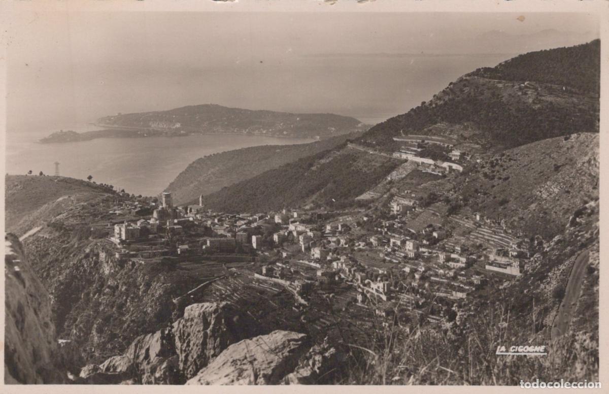 Postales: France La Turbie Vue Panoramique Vers Cap Ferrat Real Photo Unposted *YAE017