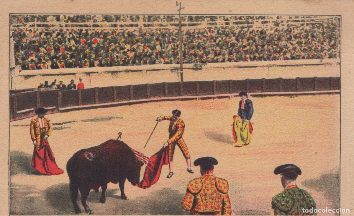 Postkarten: France N&icirc;mes Corrida Ar&egrave;ne Matadors Taureau Public Unposted *YAE049