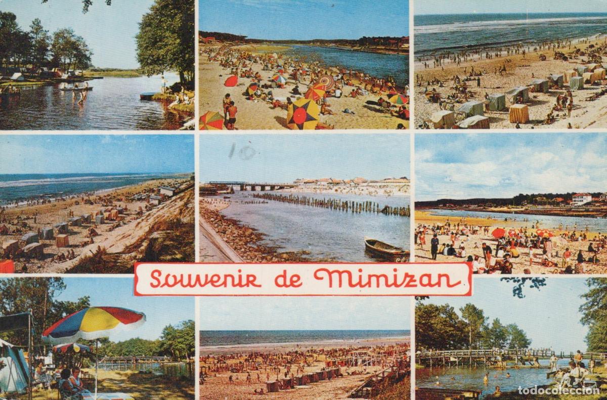 Postkarten: France Mimizan Vues des Plages Lac Pont et Activit&eacute;s Estivales *YAE036