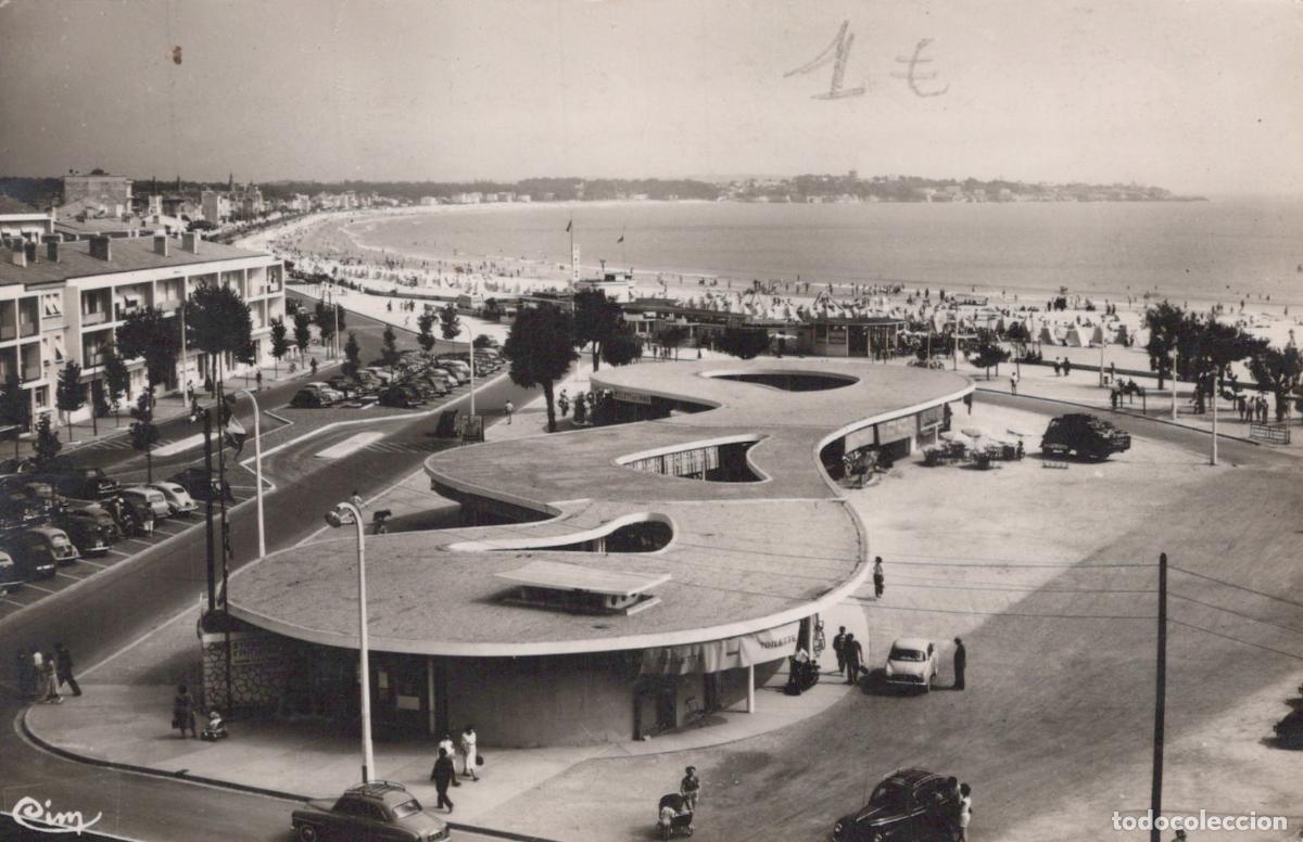 Postais: France Royan Plage Pontaillac Architecture Moderne Real Photo *YAE109