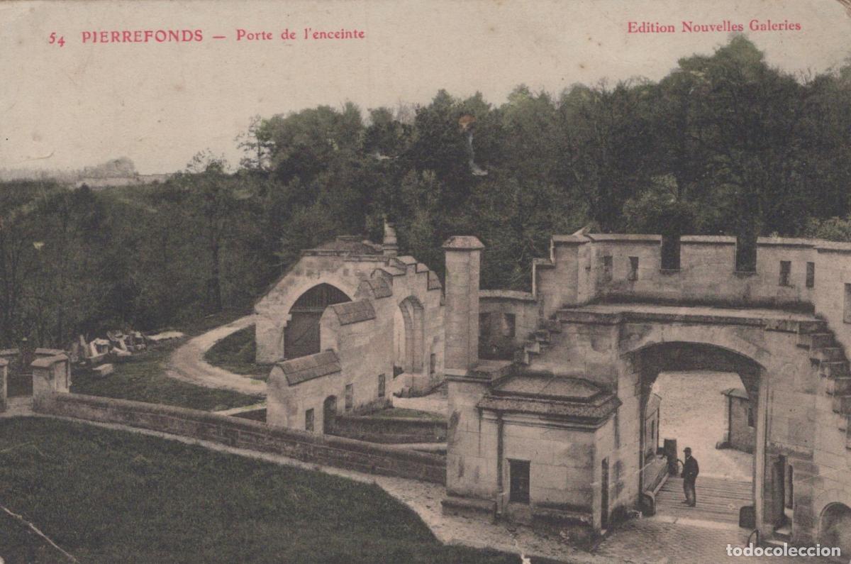 Postais: France Pierrefonds Ch&acirc;teau Porte Fortifi&eacute;e C 1908 *YAE123