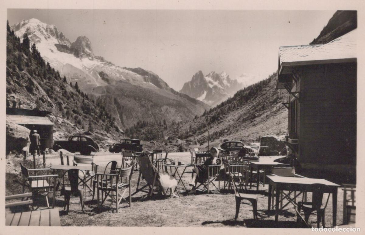 Postais: France Chamonix Mont Blanc Paysage Alpin Mont Blanc Aiguille Real Photo *YAE090