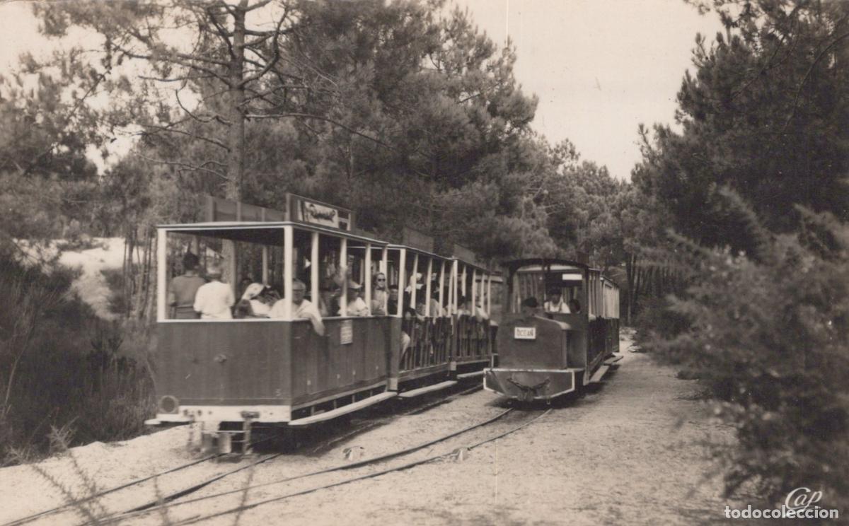 Postcards: France Cap Ferret Le Petit Train Touristique Avec Passagers Unposted *YAE137
