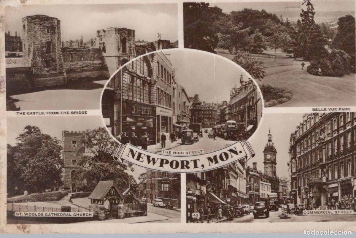Postcards: United Kingdom Newport Multi View Historic City Landmarks *YAE147