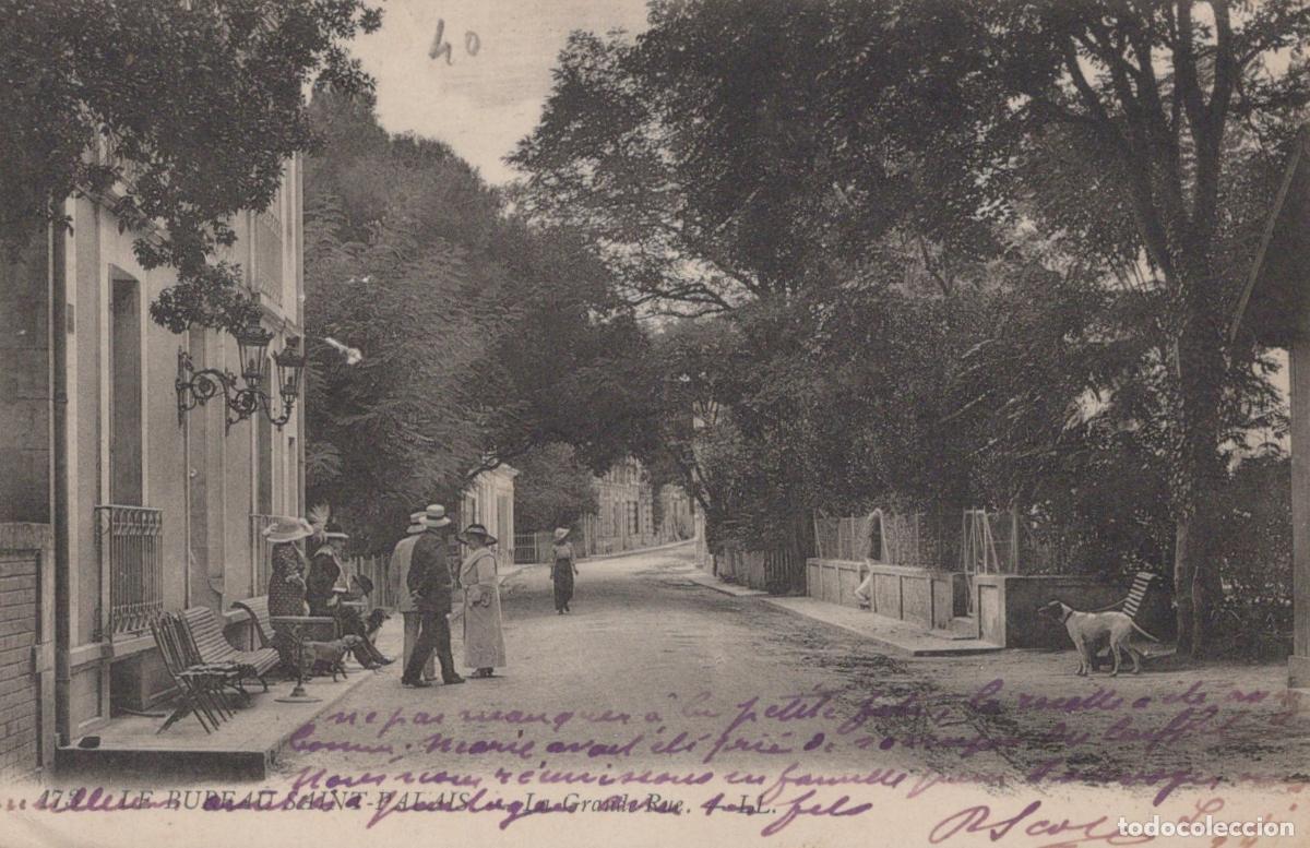 Cartes Postales: France Belleville S Sa&ocirc;ne Rue Anim&eacute;e Architecture Personnes Arbres *YAE249