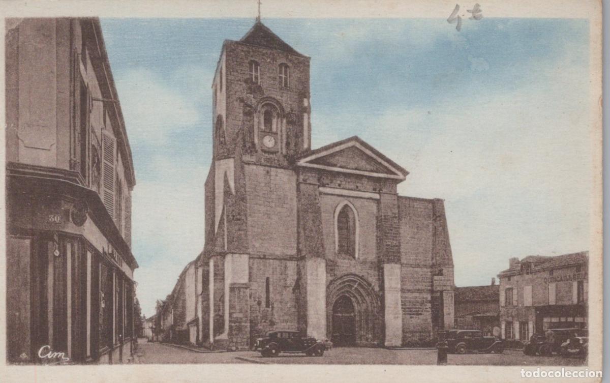 Cartoline: France Barbezieux L Eglise Saint Mathias Architecture Unposted *YAE258