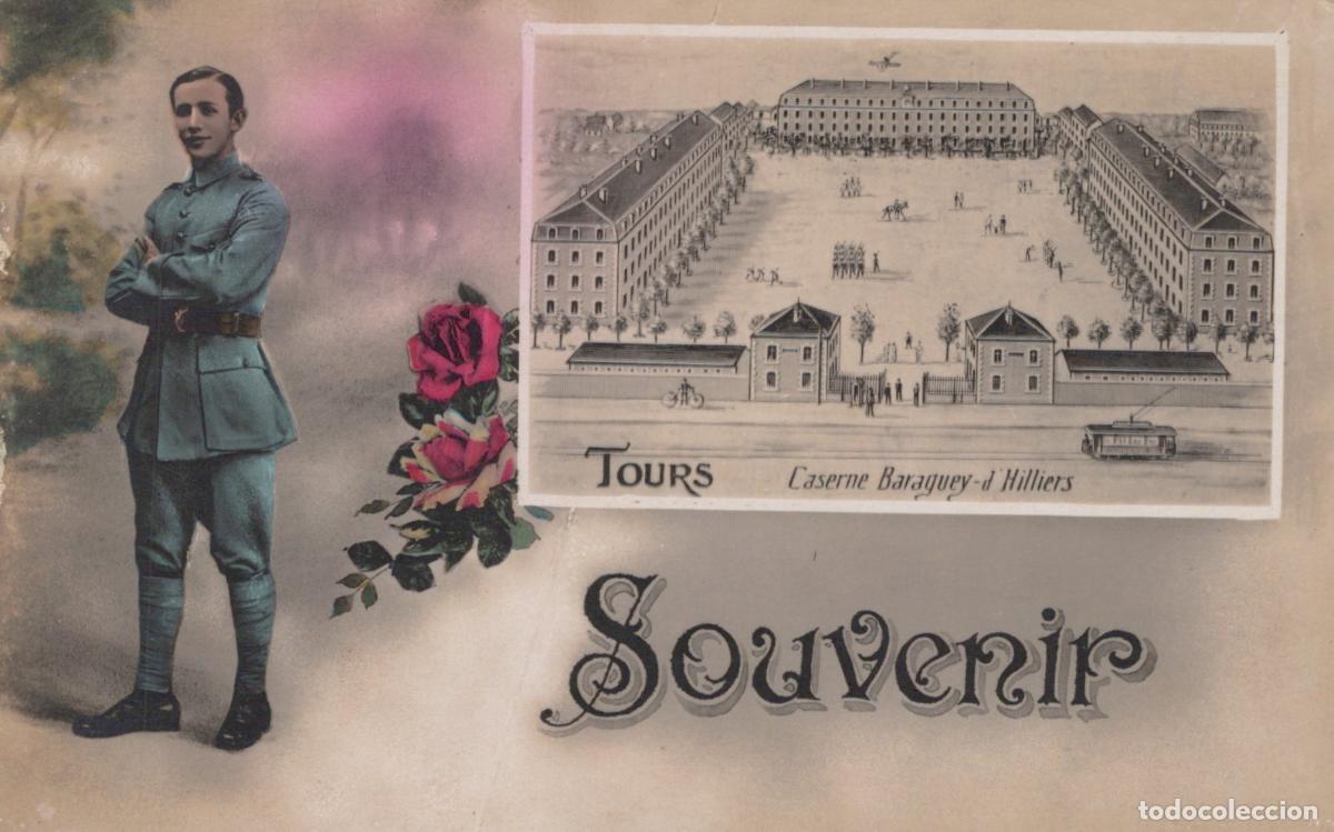 Cartes Postales: France Tours Caserne Baraguey D Hilliers Soldat *YAE288