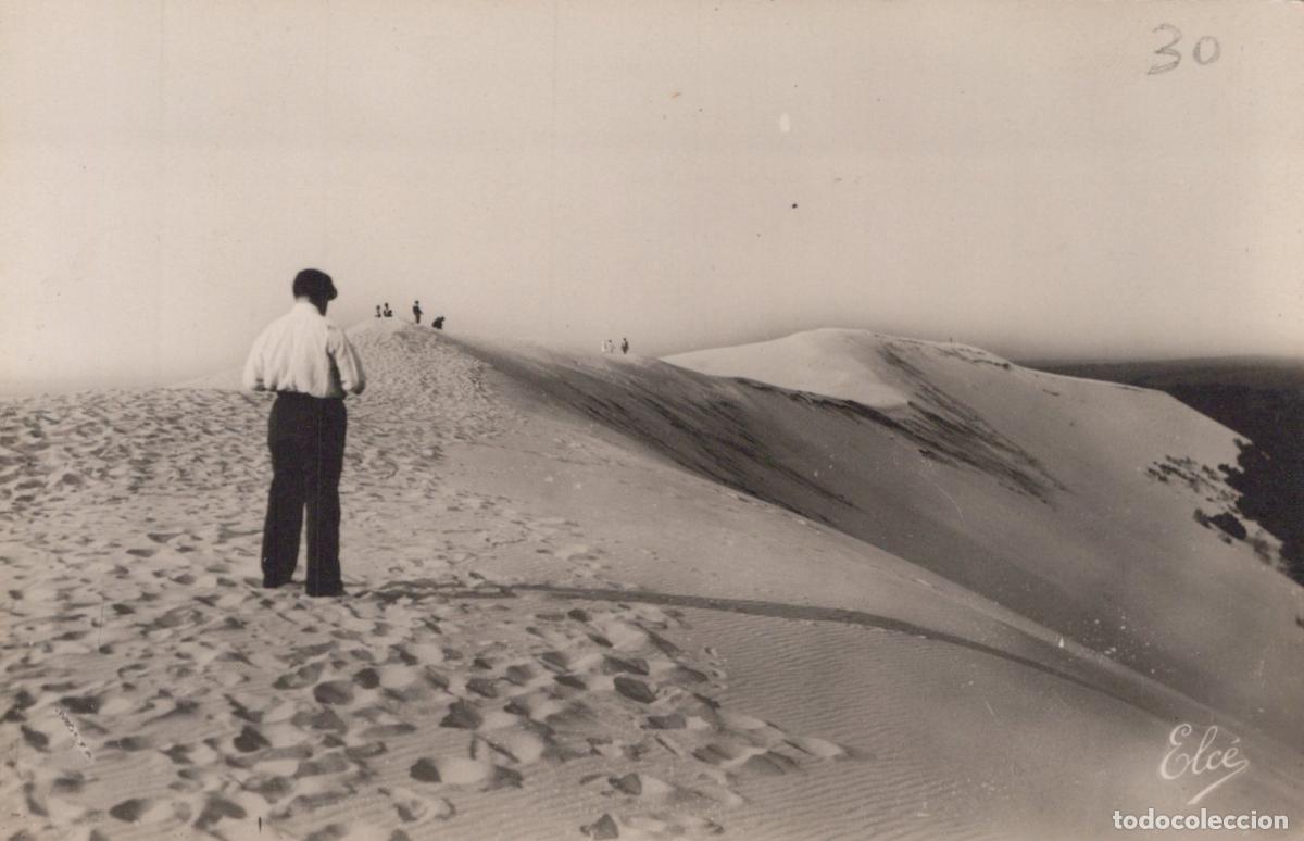 Cartes Postales: France Bassin D Arcachon Grande Dune du Pyla Paysage Homme Affranchie *YAE177