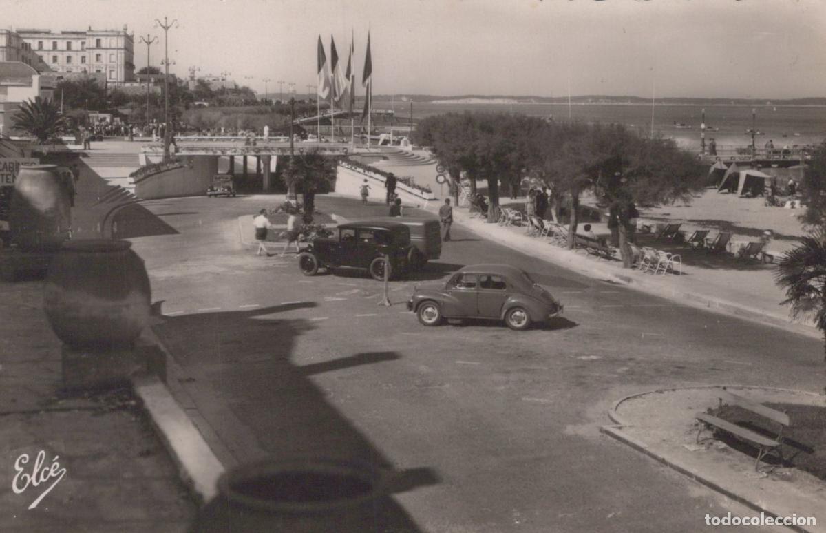 Cartes Postales: France Arcachon Nouveaux Boulevards Promenade Voitures D &Eacute;poque *YAE303