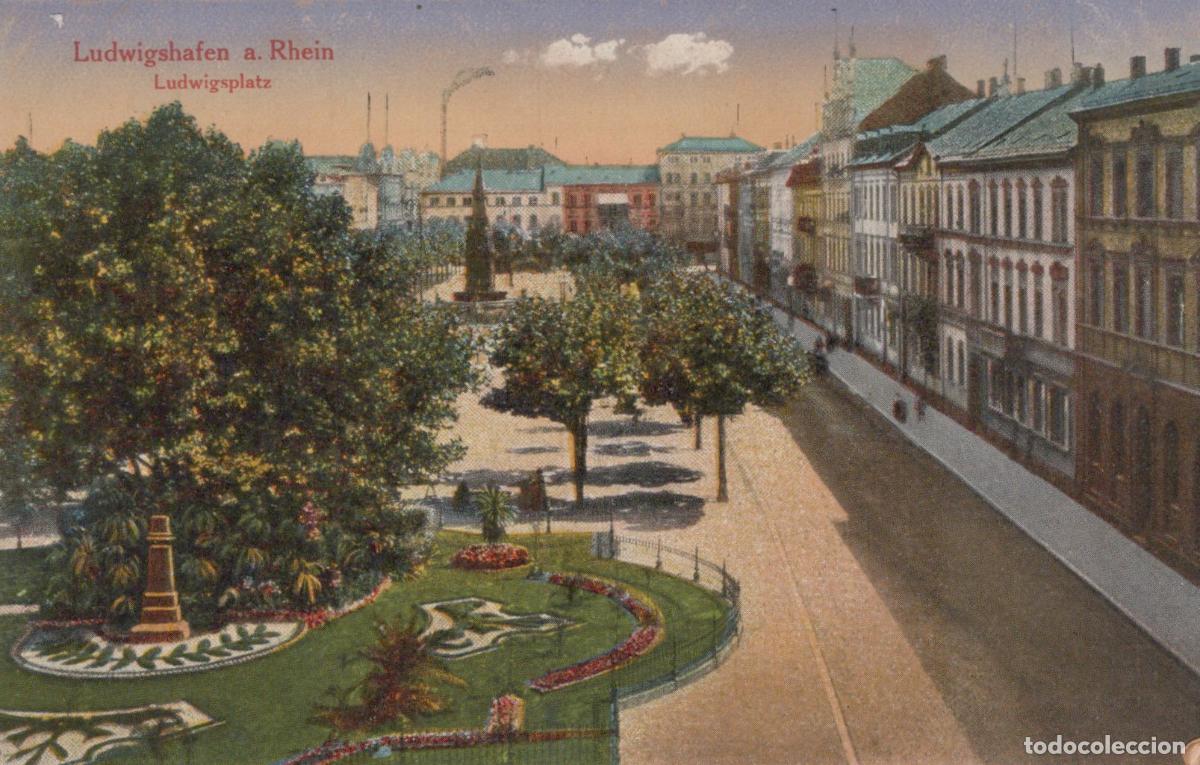 Postkarten: Deutschland Ludwigshafen Rheinland Pfalz Ludwigplatz Stadtparkansicht *YAE329