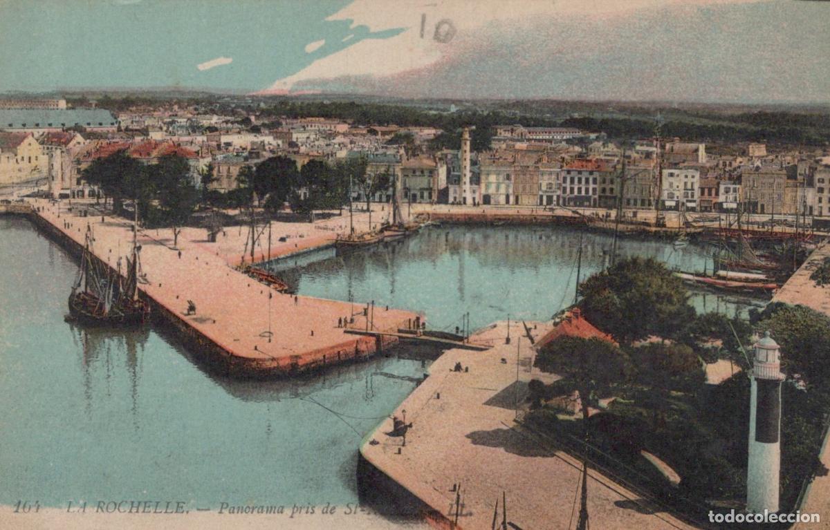 Postkarten: France La Rochelle Vue Panoramique Vieux Port Phare *YAE207