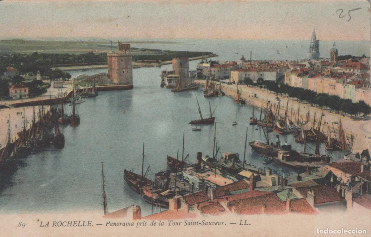 Postales: France La Rochelle Panorama Tour Saint Sauveur *YAE210