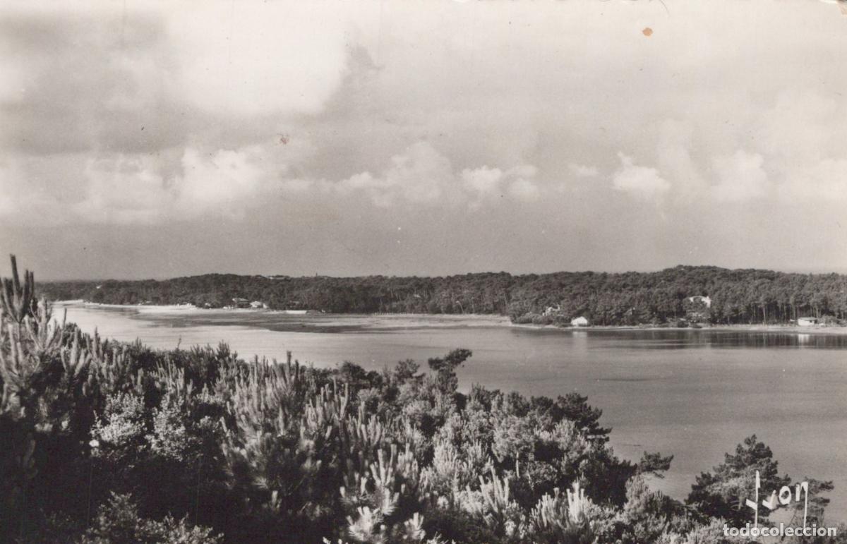 Postkarten: France Hossegor Le Lac Vu de Super Paysage Unposted *YAE360