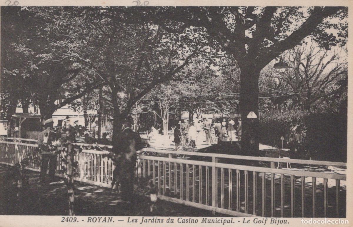 Postkarten: France Royan Jardins Casino Municipal Golf Bijou Sc&egrave;ne Anim&eacute;e Unposted *YAE225