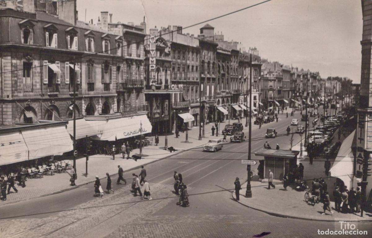 Postales: France Bordeaux Bd Georges Clemenceau Vie de Rue *YAE395