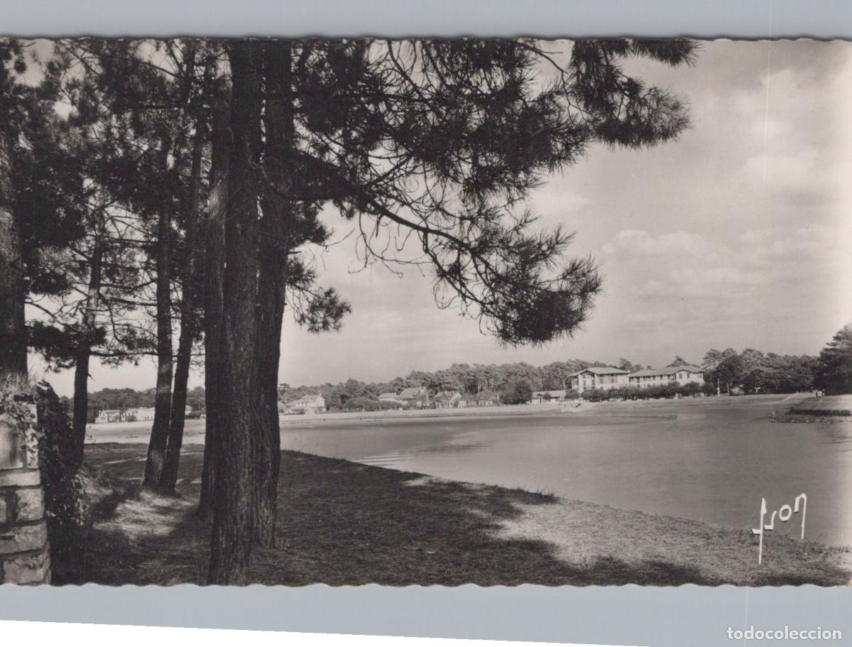 Postais: France Hossegor Lac Pin&egrave;des Paysage B&acirc;timents Real Photo Unposted *YAE424