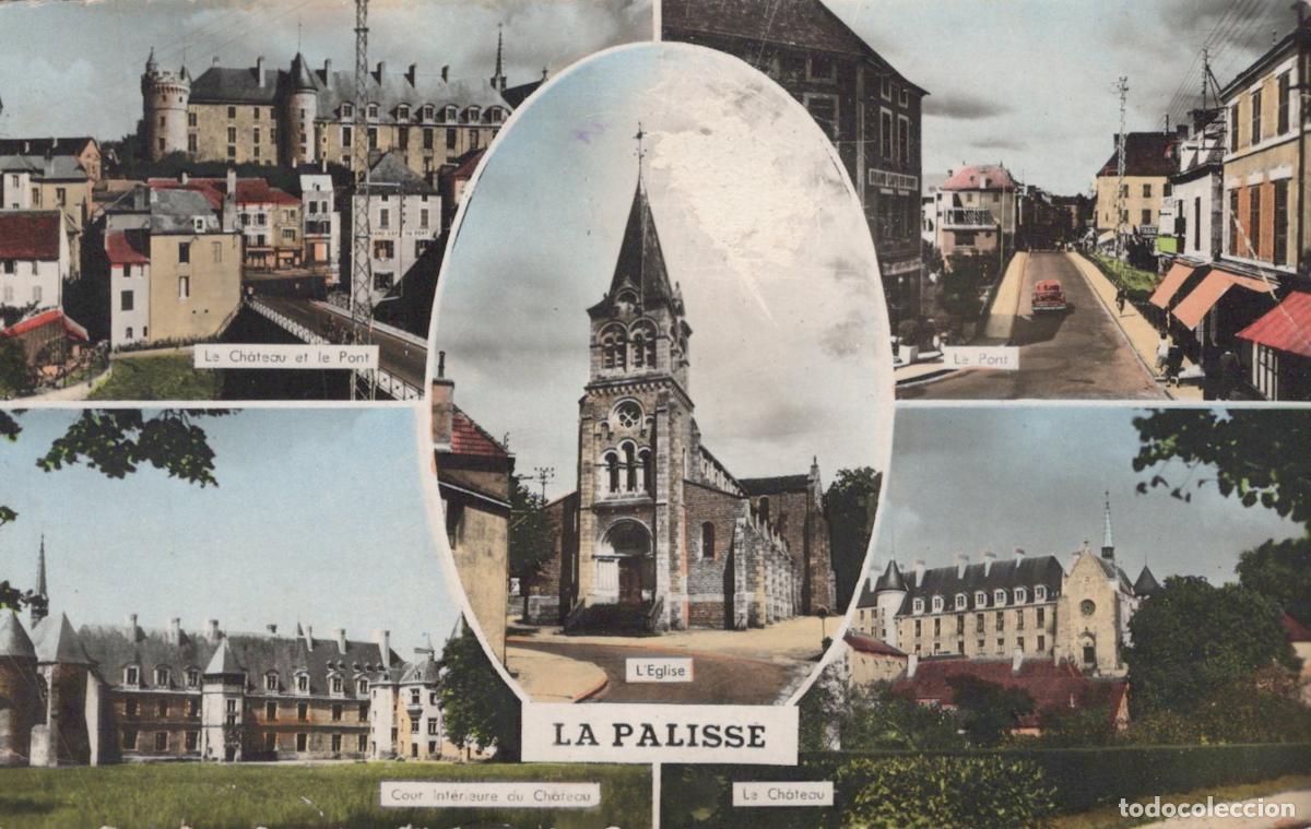 Postais: France La Palisse Auvergne Multi Vues Ch&acirc;teau &Eacute;glise Pont Real Photo *YAE262
