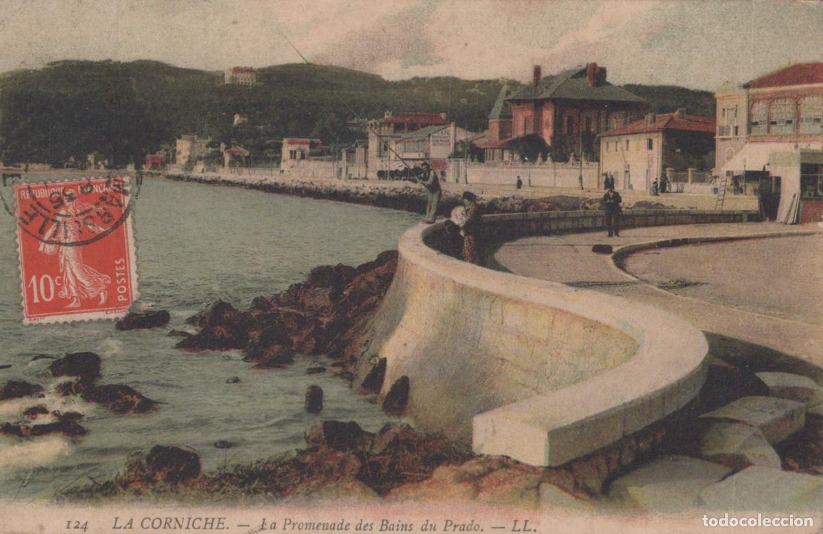 Postcards: France Marseille Corniche Bains du Prado *YAE435