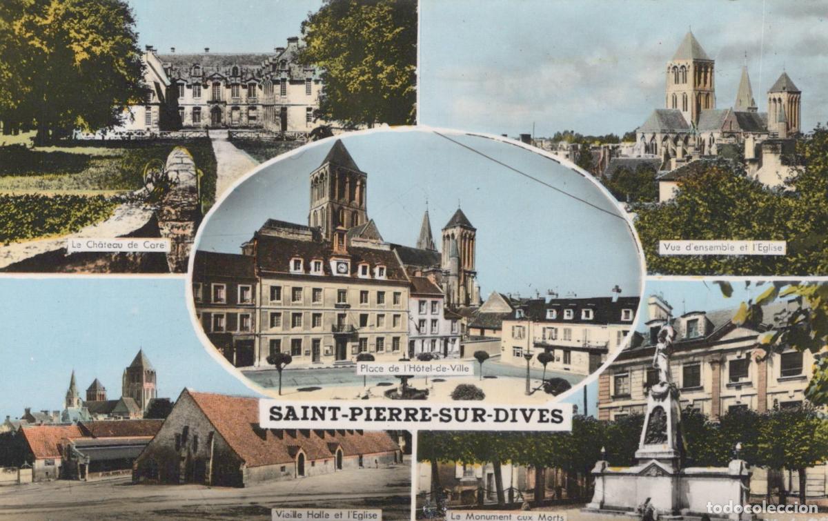 Postais: France Saint Pierre sur Dives Normandie Vues Real Photo Unposted *YAE439
