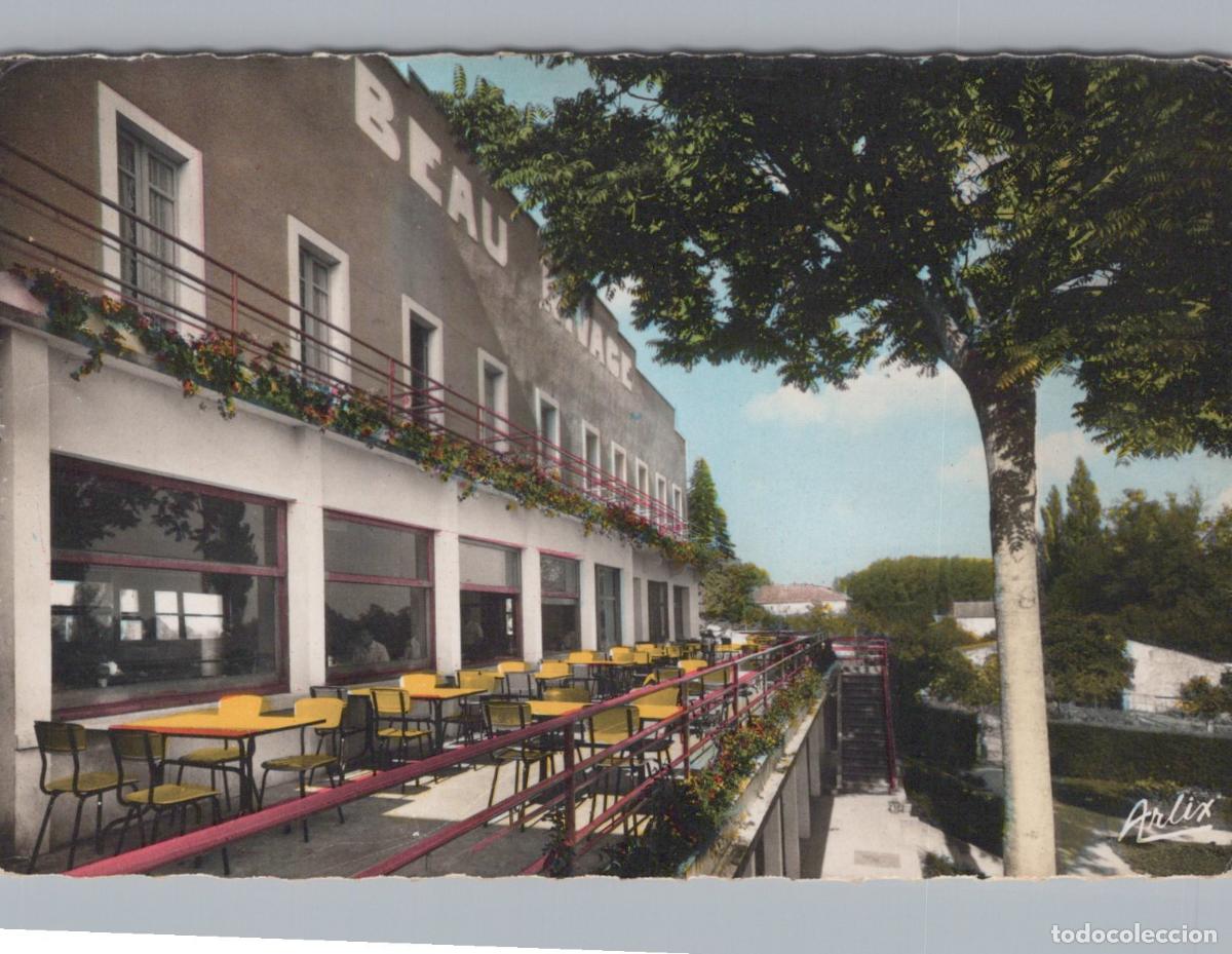 Postcards: France Mansle H&ocirc;tel Beau Rivage Terrasse Real Photo Unposted *YAE455