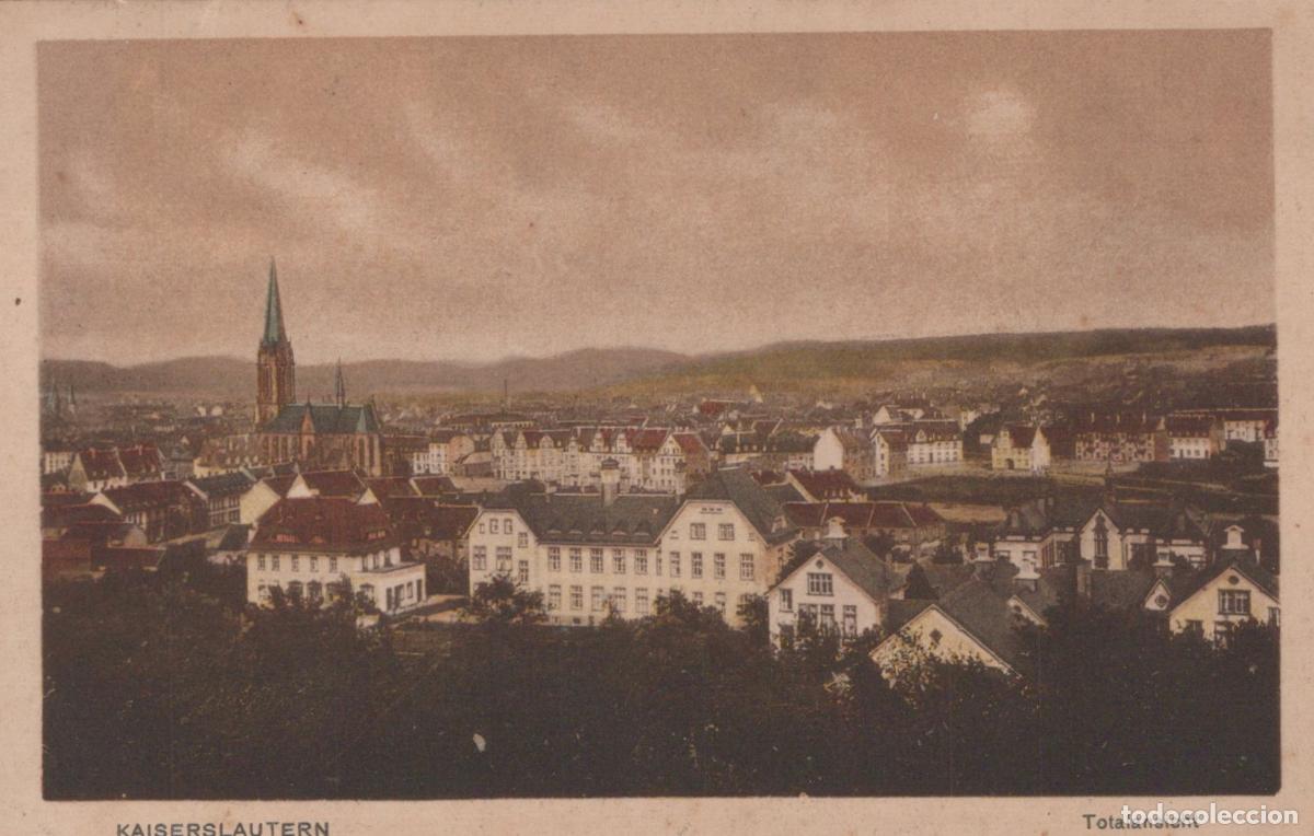 Cartoline: Deutschland Kaiserslautern Rheinland Pfalz Stadtpanorama mit Kirche *YAE281