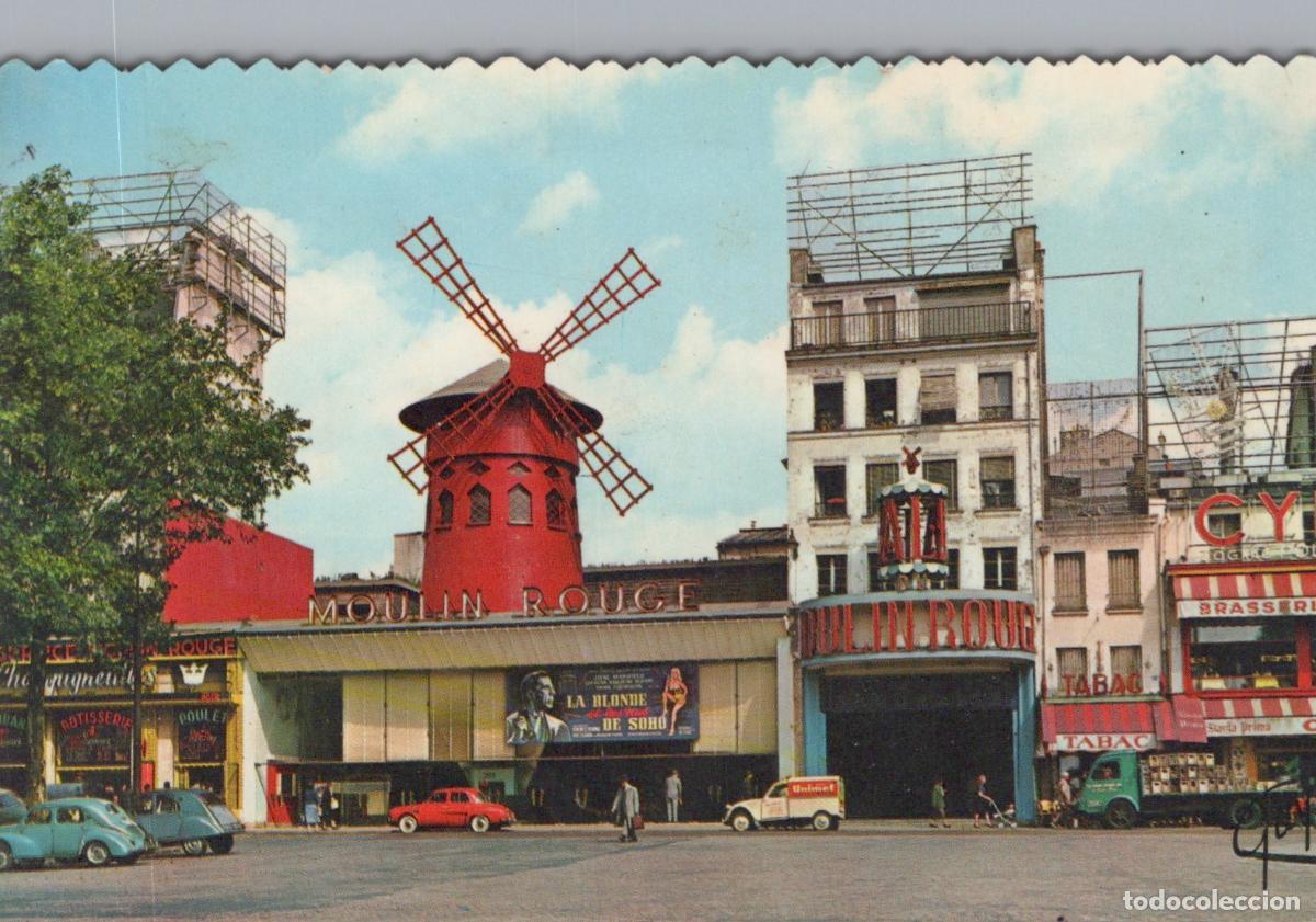 Postcards: France Paris &Icirc;le de Moulin Rouge Cabaret Architecture Post&eacute; *YAE465