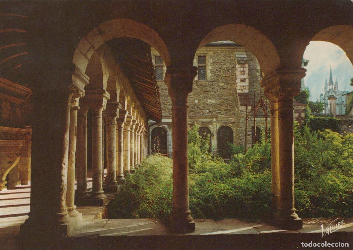 Postkarten: France Angers Clo&icirc;tre Saint Jean Architecture Romane *YAE504