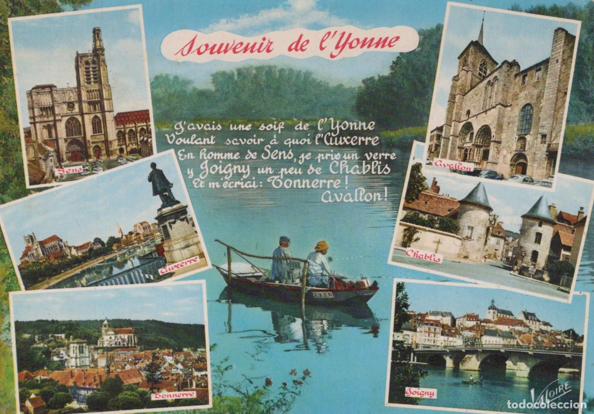 Cartes Postales: France Auxerre Villes D Yonne et Rivi&egrave;re *YAE510