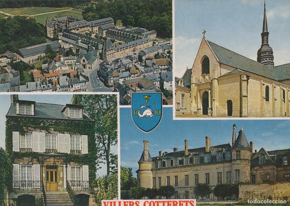 Postcards: France Villers Cotterets Panorama Ville Ch&acirc;teau &Eacute;glise Maisons *YAE514