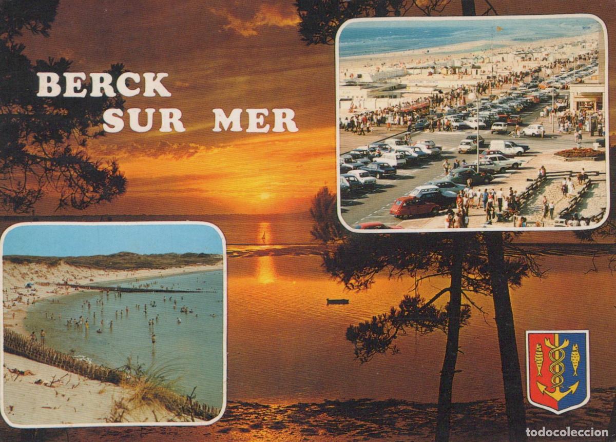Postcards: France Berck sur Mer Plages Coucher de Soleil Baie D Authie *YAE515