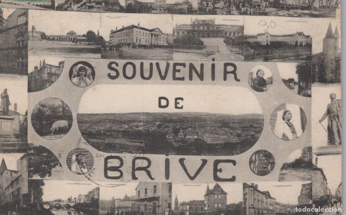 Postcards: France Brive Souvenir Vues Ville Architecture *YAE315