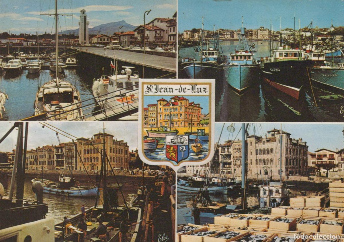 Postcards: France Saint Jean de Luz Port P&ecirc;che Maison Infante *YAE535