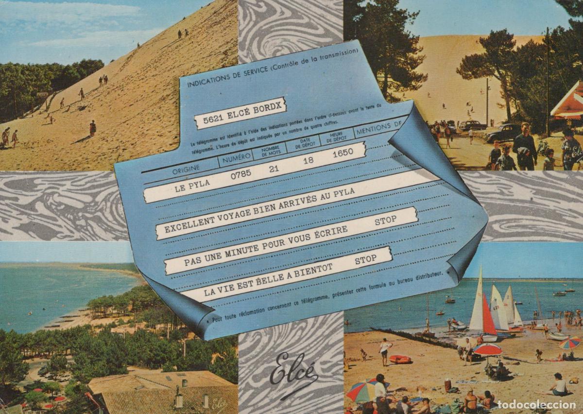 Cartoline: France Le Pyla Dune du Pilat Plage Collage *YAE570