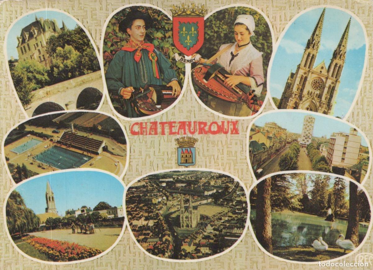 Cartoline: France Chateauroux Vues Multiples Costumes Locaux *YAE589