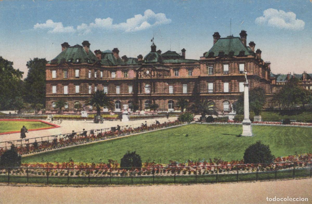 Cartoline: France Paris &Icirc;le de Palais du Luxembourg Jardin Unposted *YAE341