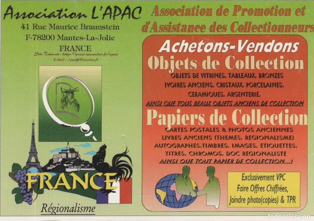 Cartes Postales: France Mantes la Jolie &Icirc;le de Publicit&eacute; Apac Symboles Fran&ccedil;ais Tour *YAE599