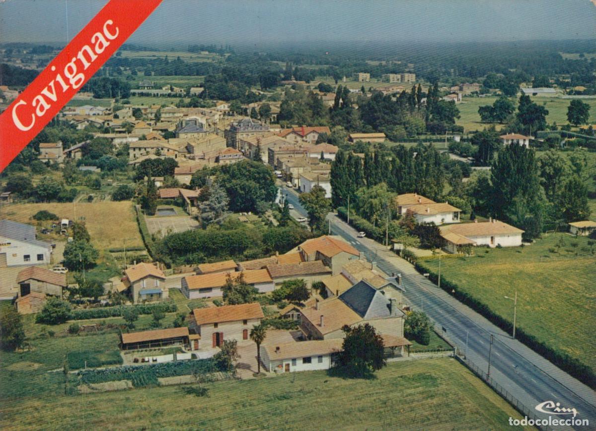 Cartes Postales: France Cavignac Vue A&eacute;rienne Panoramique du Village Unposted *YAE604