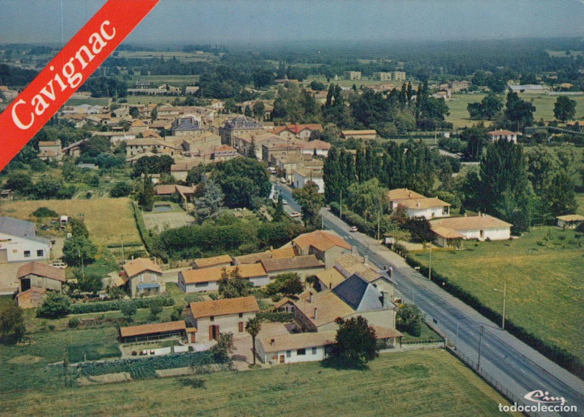 Cartes Postales: France Cavignac Vue A&eacute;rienne Panoramique du Village Unposted *YAE605