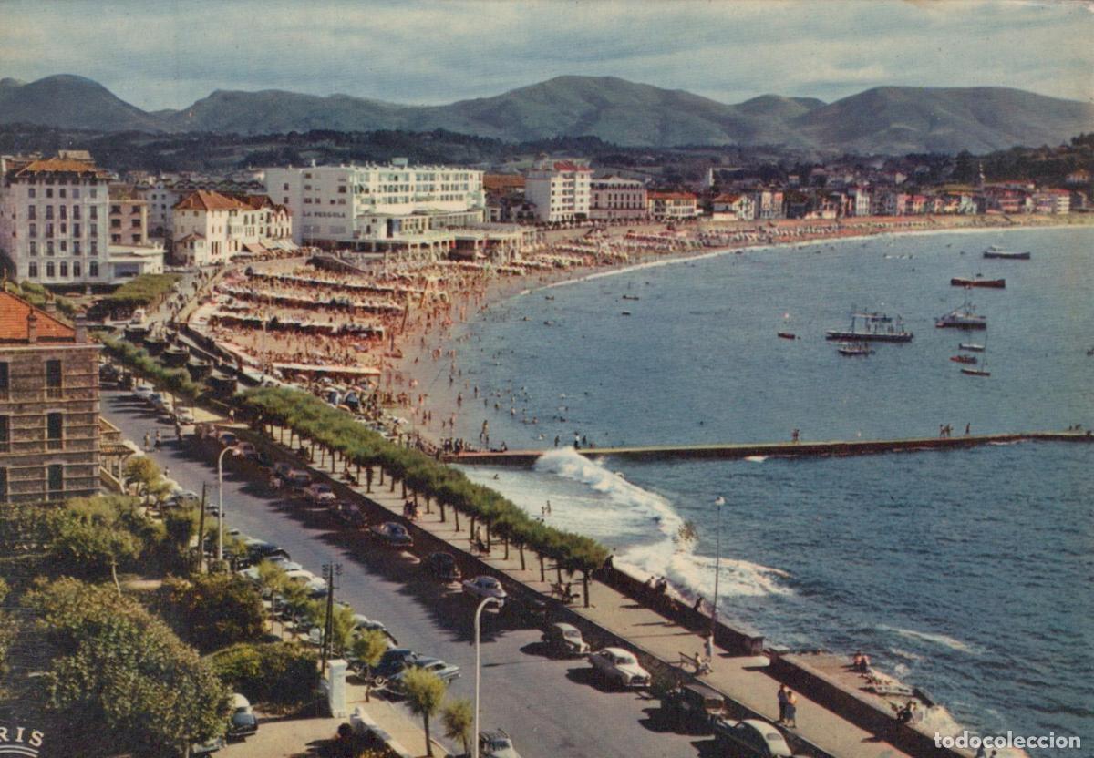 Cartoline: France Saint Jean de Luz Plage Anim&eacute;e C&ocirc;te Basque *YAE620