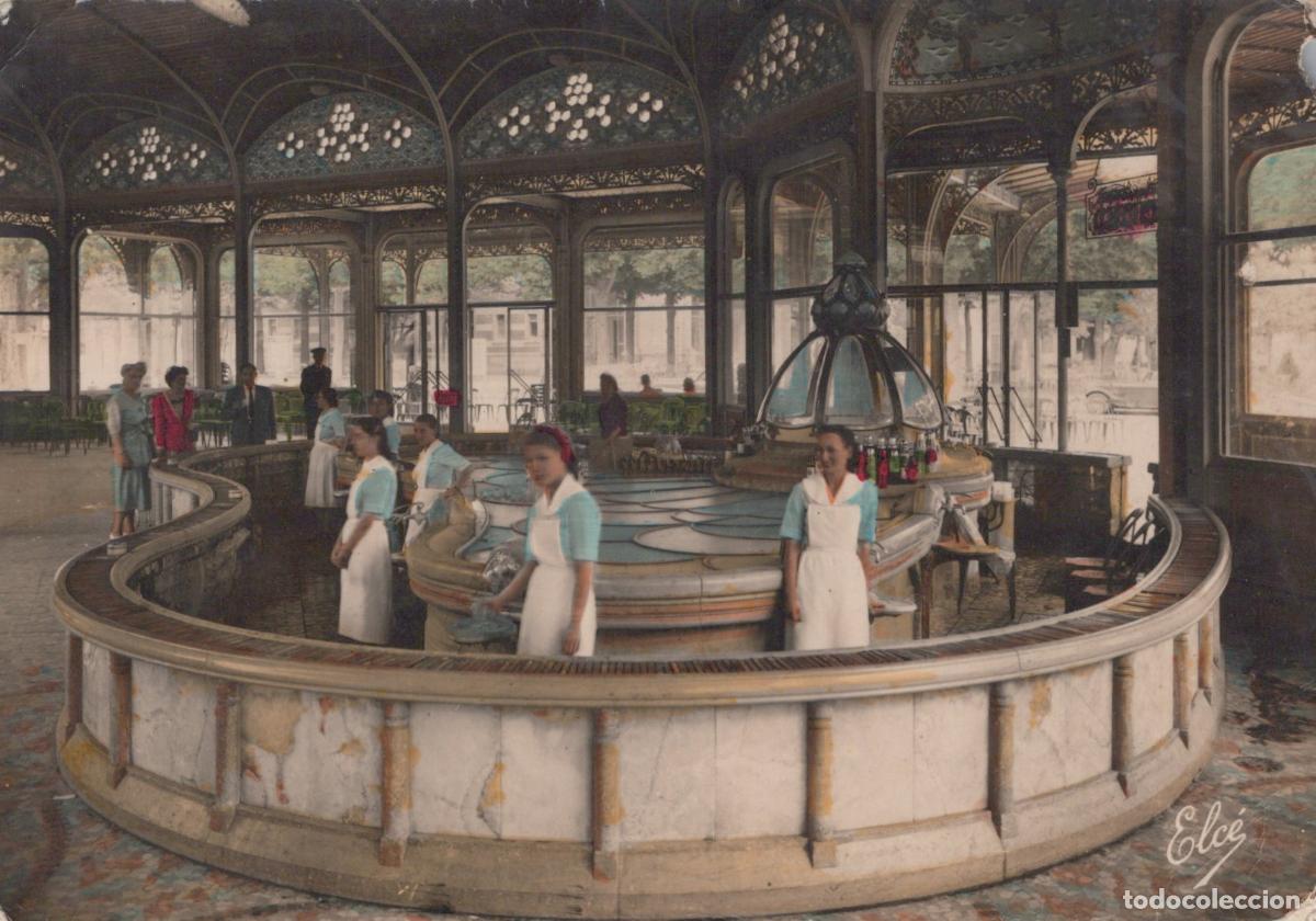 Postkarten: France Vichy Buvette Source Chomel Int&eacute;rieur Art Nouveau Unposted *YAE635