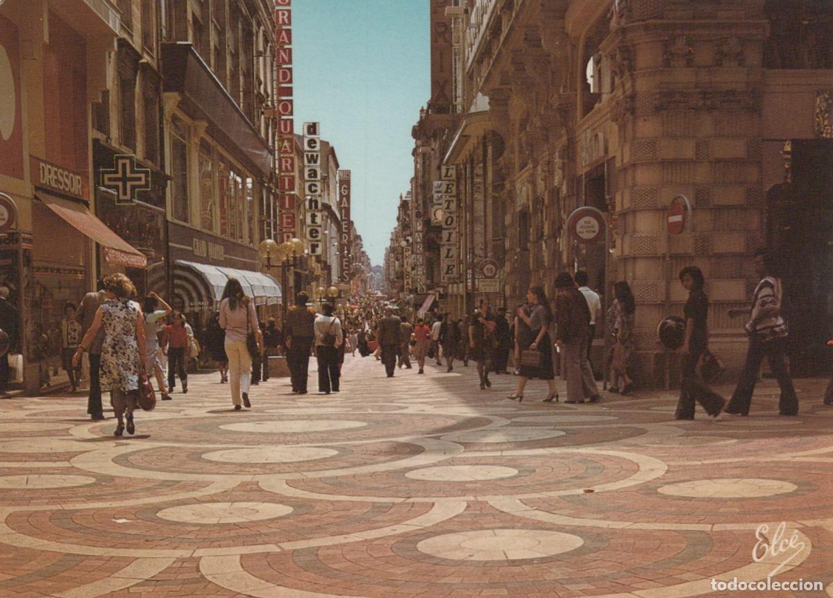 Postkarten: France Bordeaux Rue Sainte Catherine Rue Pi&eacute;tonni&egrave;re Anim&eacute;e *YAE639