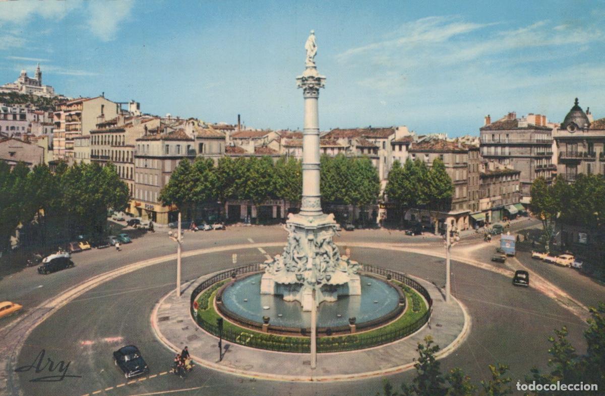 Cartes Postales: France Marseille Provence Place Castellane Fontaine Cantini Unposted *YAE357