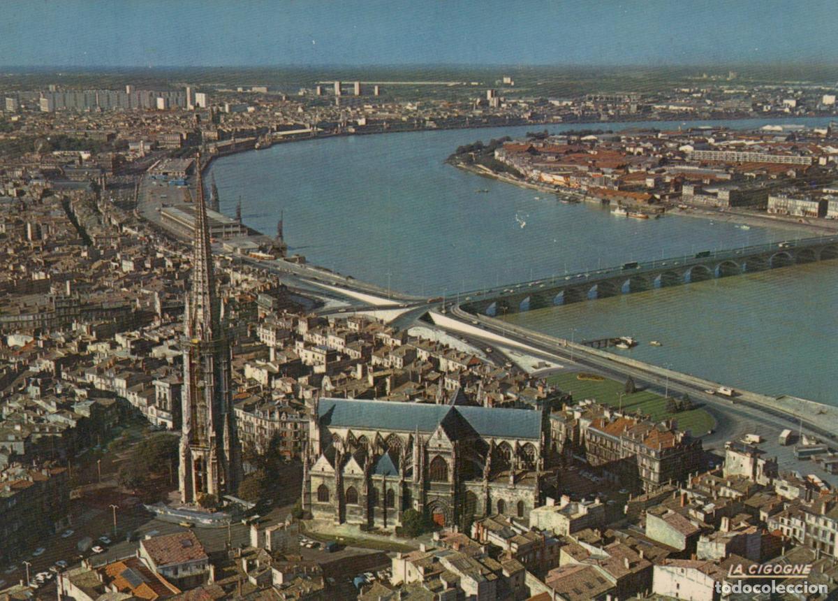 Postais: France Bordeaux Vue A&eacute;rienne Saint Michel Pont de Pierre Unposted *YAE645