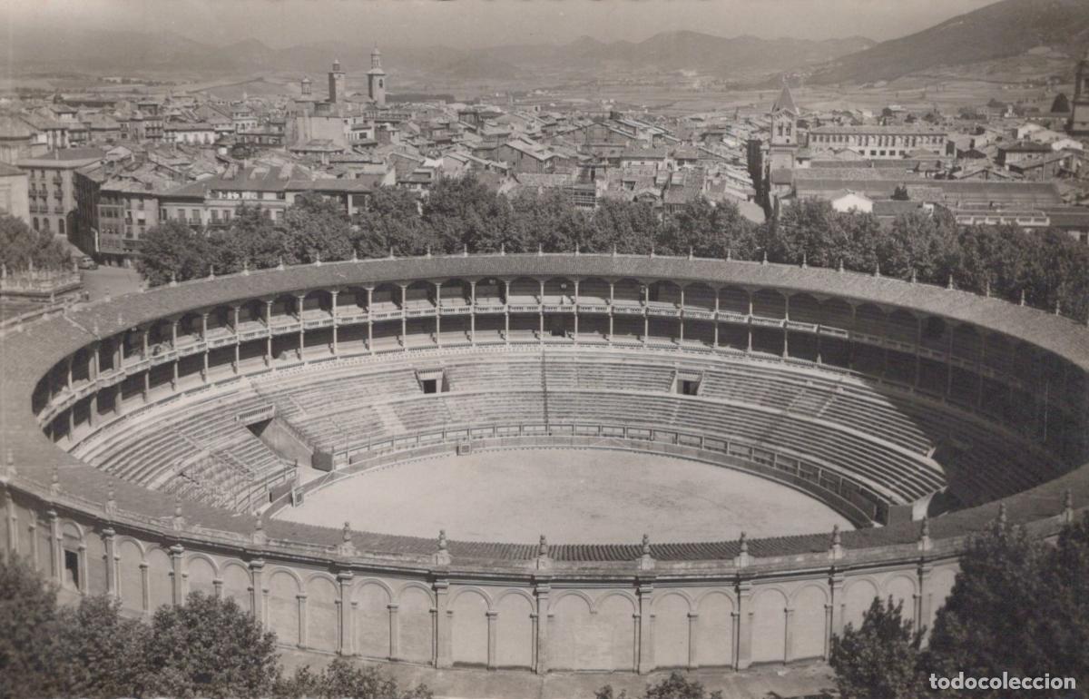 Postkarten: Espa&ntilde;a Pamplona Navarra Plaza de Toros Vista Panor&aacute;mica Unposted *YAE362