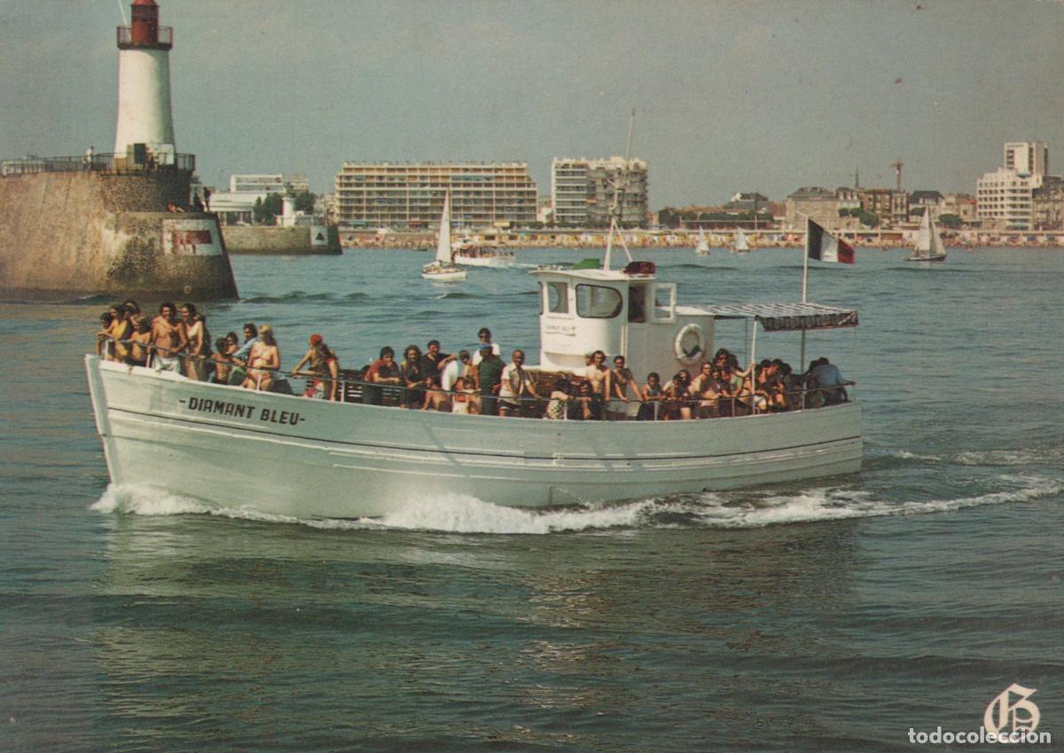 Cartoline: France Les Sables D Olonne Vedette Diamant Bleu en Mer *YAE660