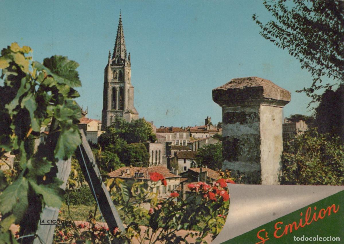 Cartes Postales: France Saint Emilion Clocher &Eacute;glise Village Viticole Unposted *YAE665