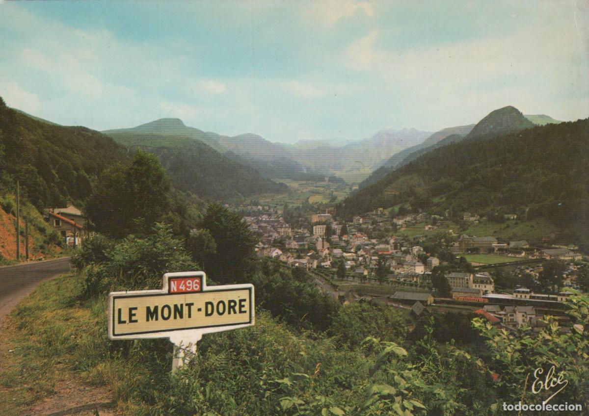 Postcards: France Le Mont Dore Vue Ville Montagnes Train Sancy Avec Annotation *YAE670